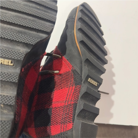 Sorel Women's Pdx Buffalo Plaid Wedge Ankle Boots - Picture 6 of 8
